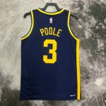 NBA 3 Poole Warriors 2022-23 statement Maillot bleu